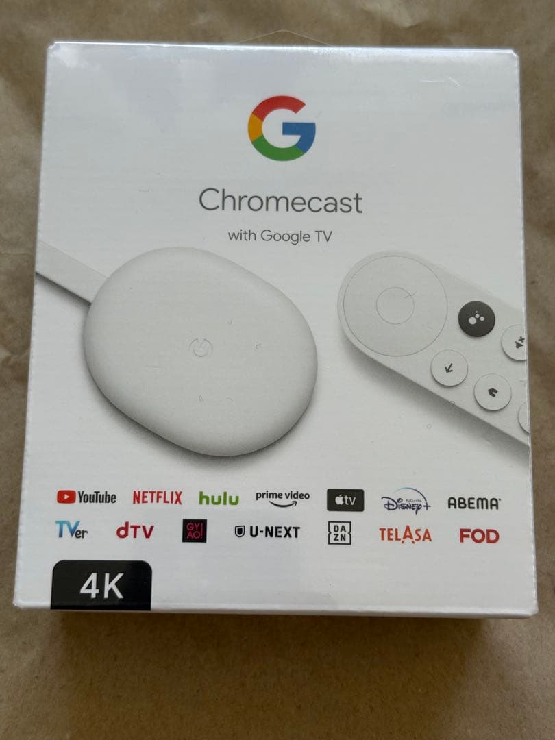 Chromecast with Google TV(GA01919-JP)他2点