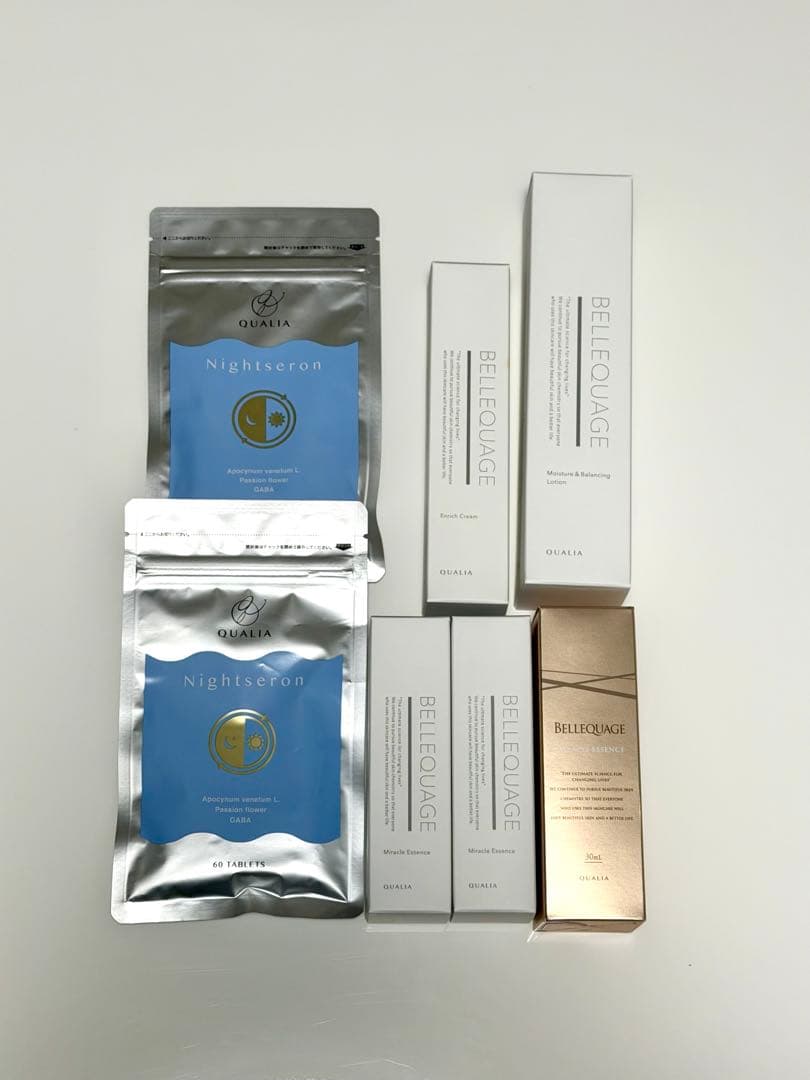QUALIA スキンケアセット、ナイトセロン