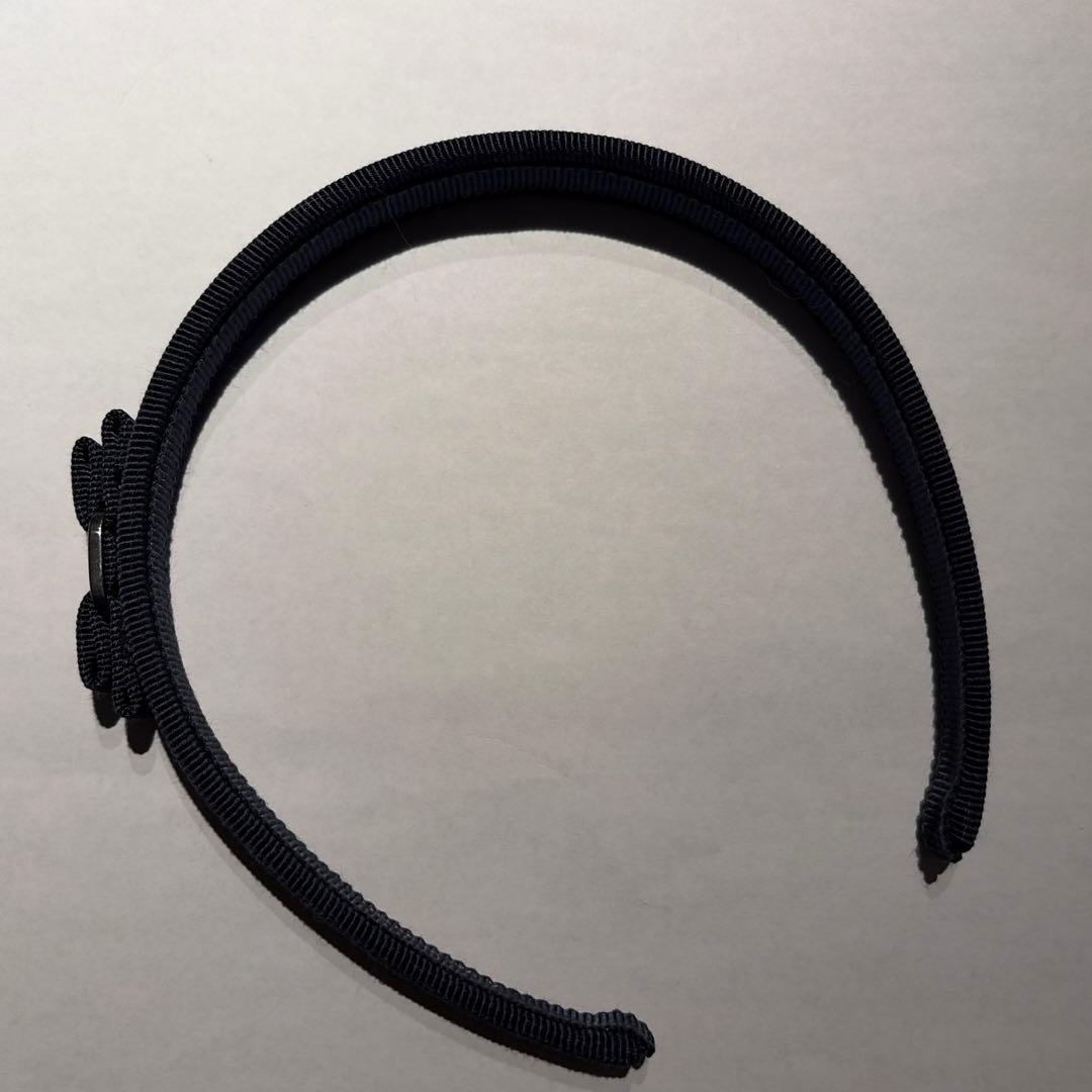 Salvatore Ferragamo ネイビー カチューシャ