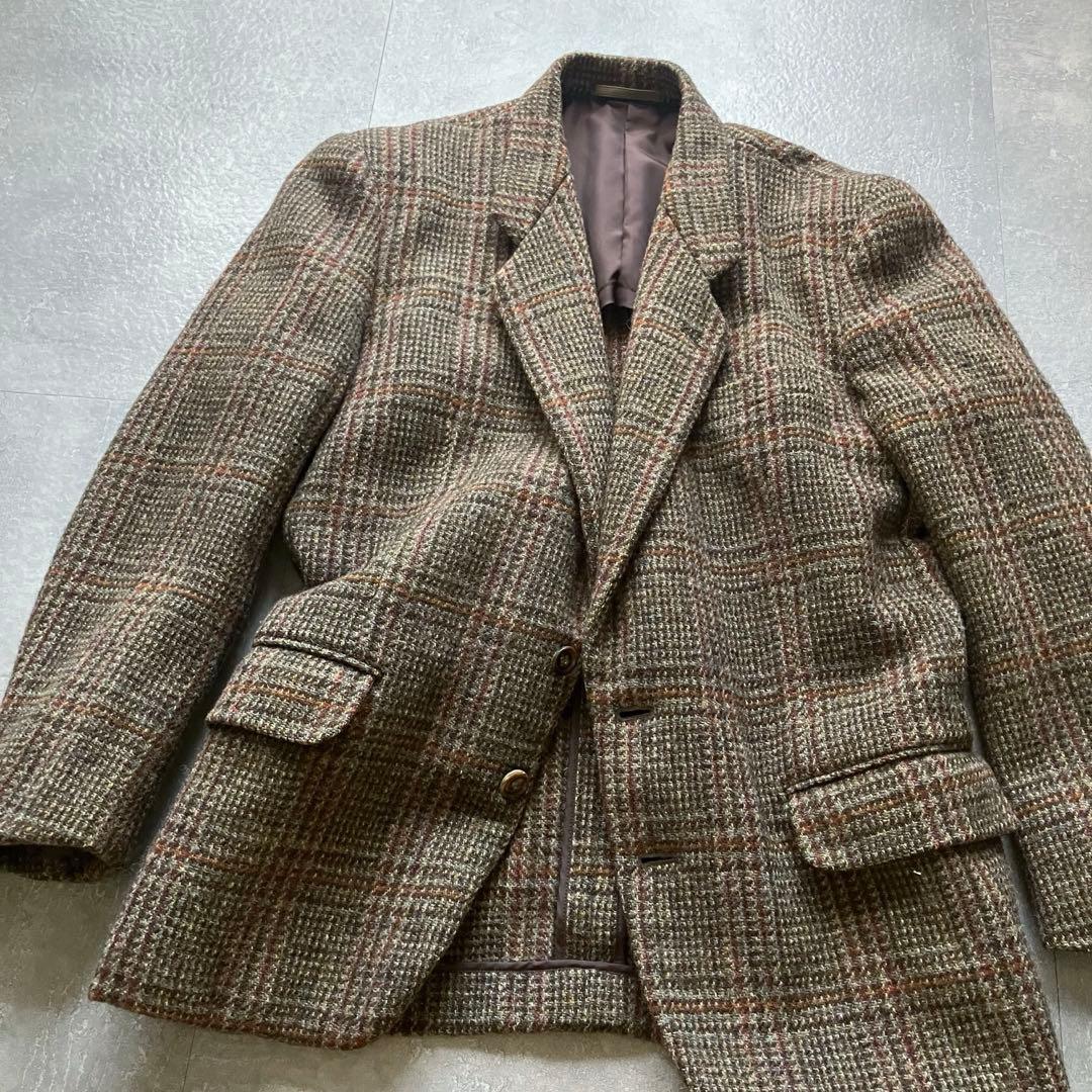 80’s COMME des GARCONSデカオム ハリスツイードジャケット
