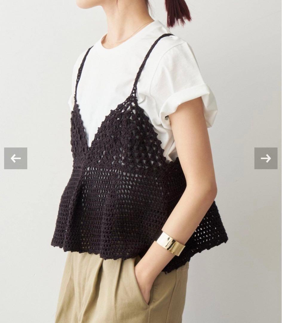 Spick and Span クロシェニットキャ ミソール　新品