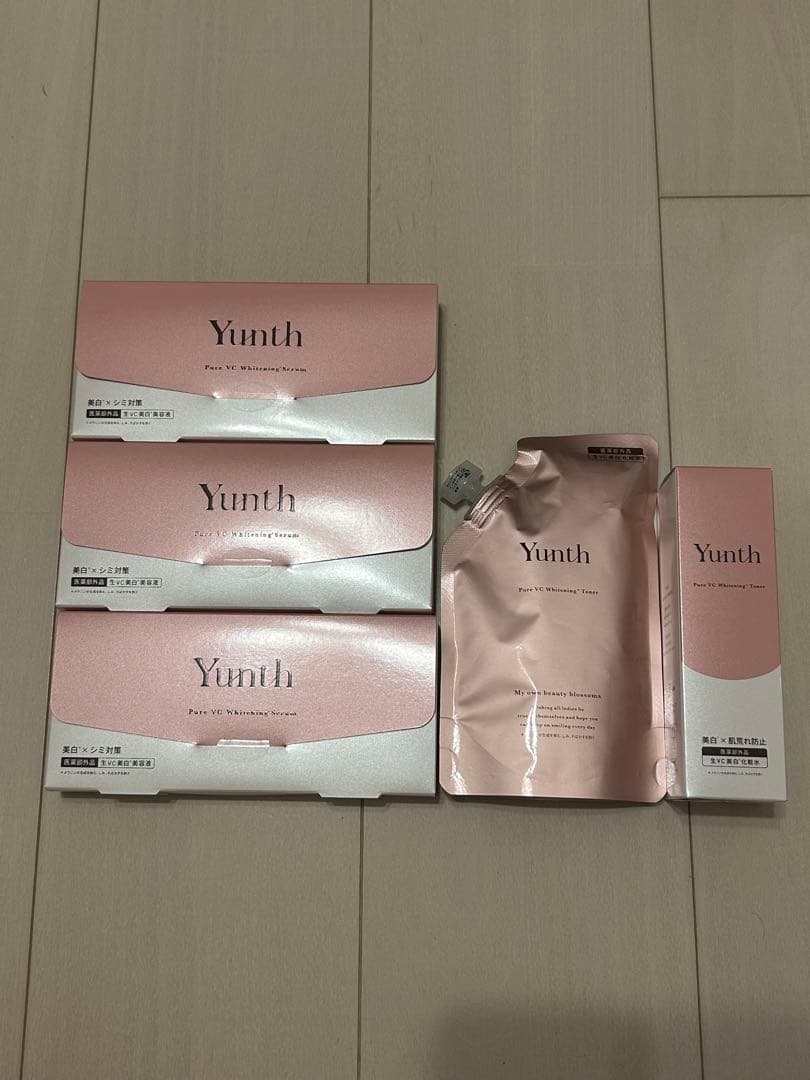 Yunth 生美白美容液3点 生美白化粧水 セット ※今なら詰め替え2個付き‼️