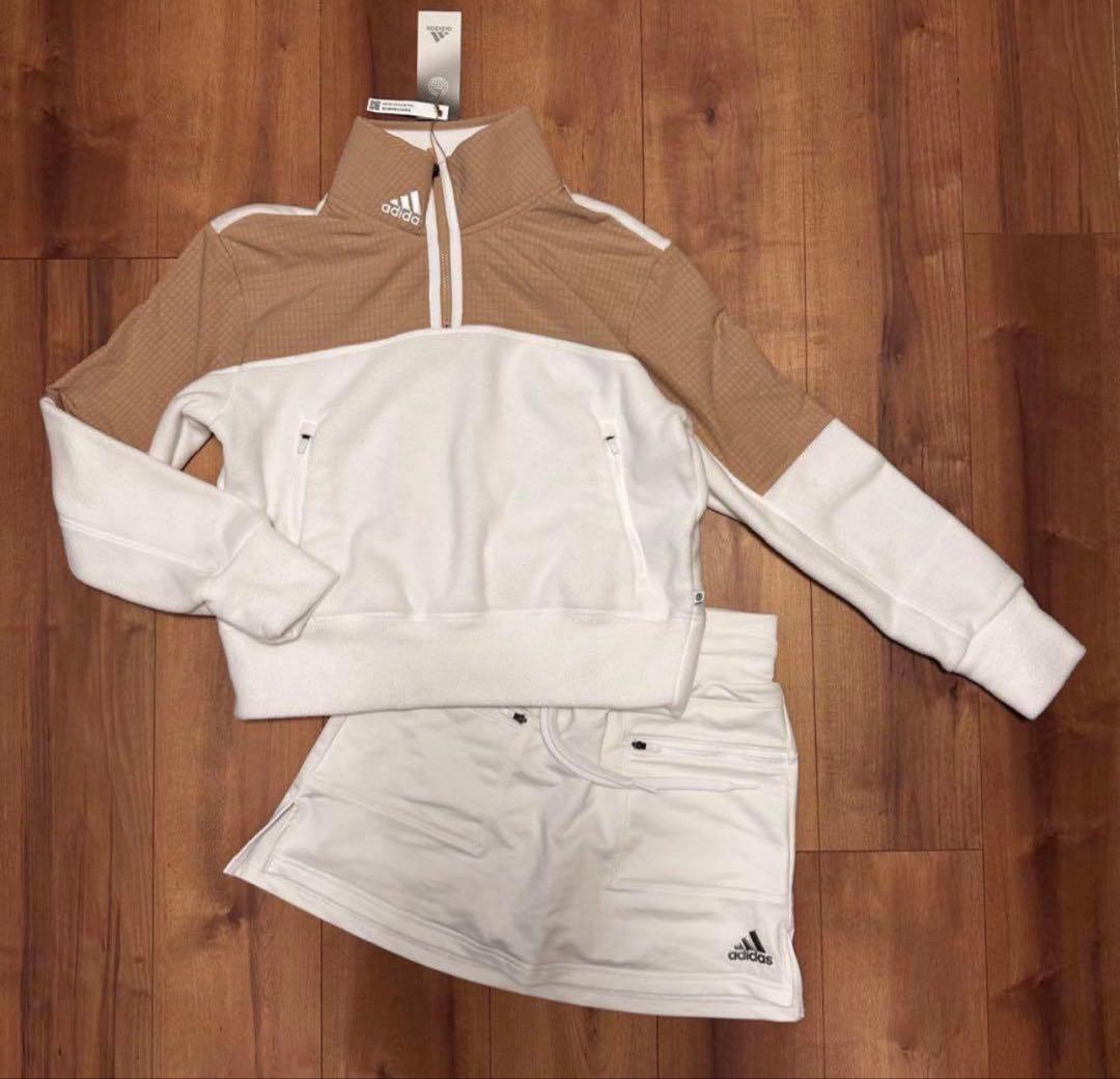 長袖　フリース　裏地付き　もこもこ　ハイウエストスカート　秋冬　セットアップ