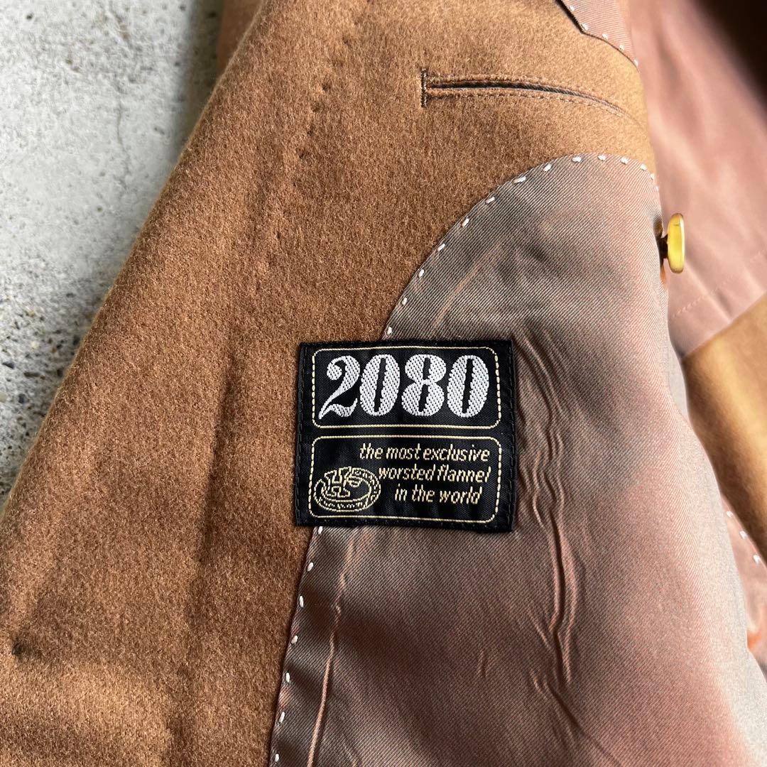 70's~80's ヴィンテージ　デカ襟　ウール　テーラードジャケット　古着