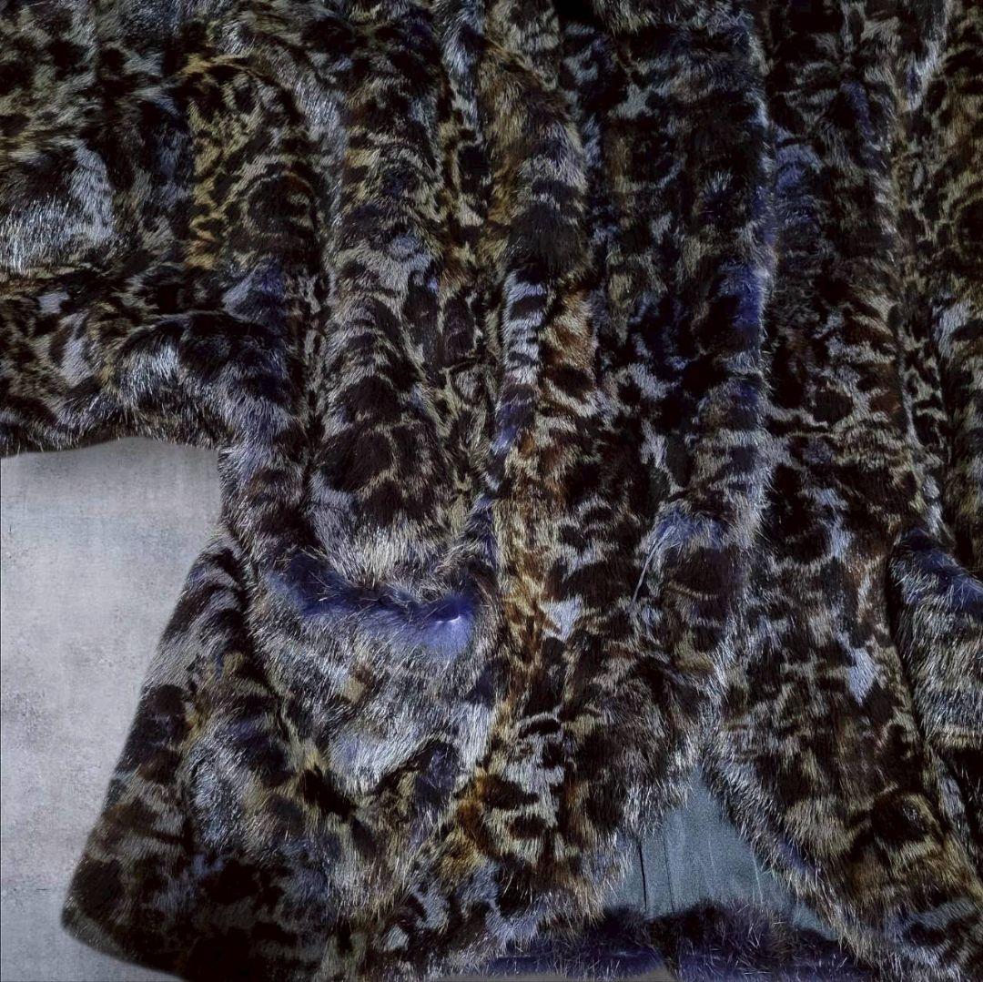 【希少】EMBA エンバ ファーコート ヴィーゼル アメジスト ドルマン