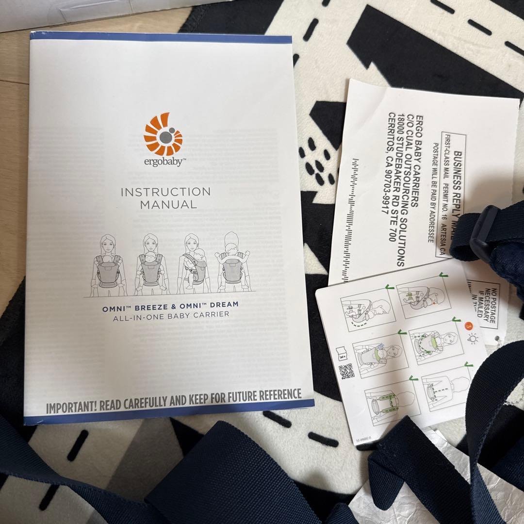 【ユチャさん専用】ergobaby OMNI 360 ネイビー抱っこ紐並行輸入品