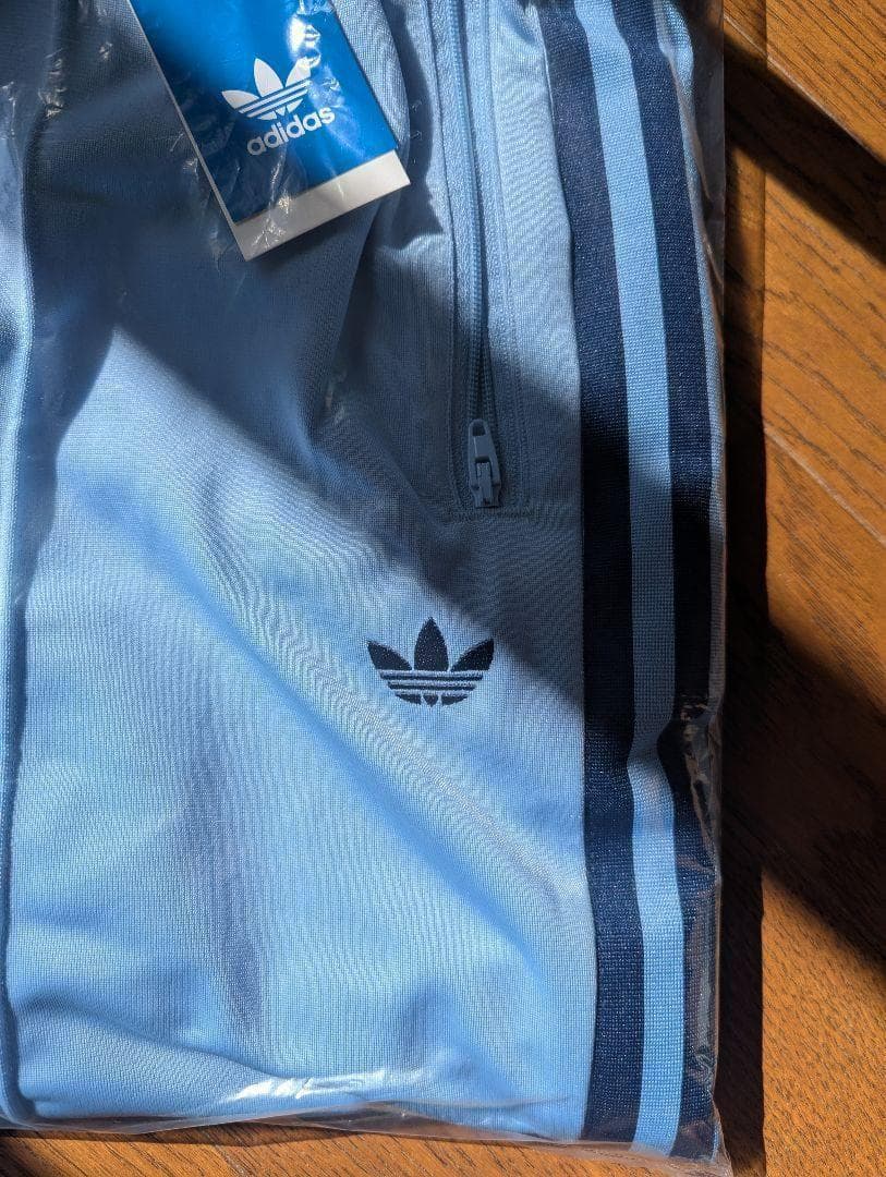 adidas ベッケンバウアー ジャージ トラックパンツ ブルー 新品 M 青