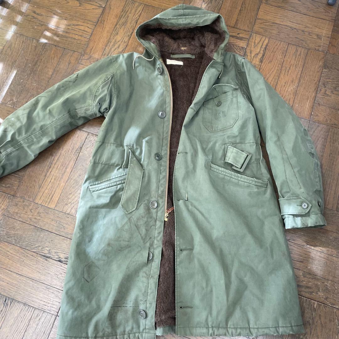 USN 実物 40s 50s N1 N2 デッキ ジャケット コート 38 40