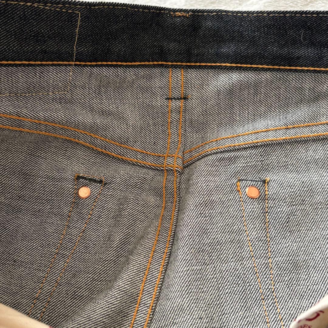 えいくん！！極美品！児島ジーンズ セルビッチデニム w33 日本製