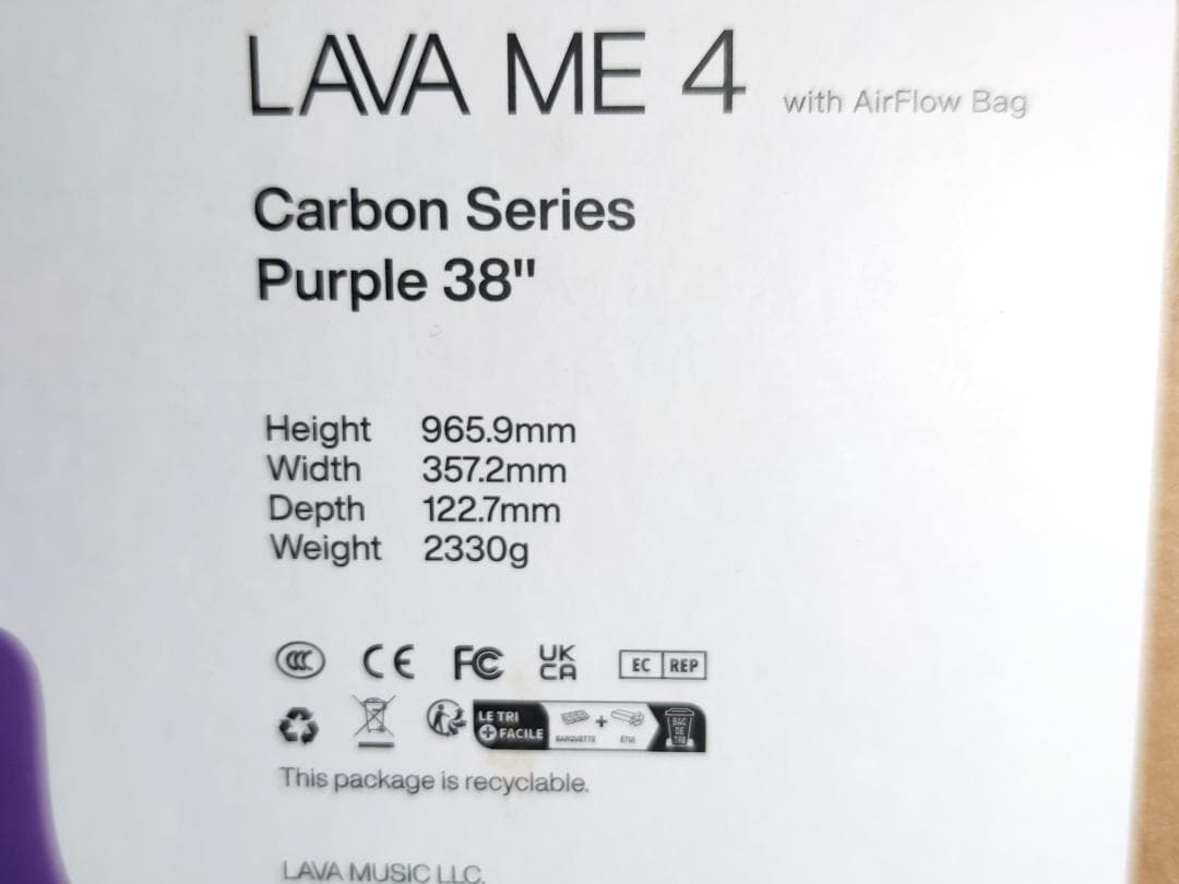 【未開封】LAVA ME4 carbon 38inch ギター 音響システム内蔵