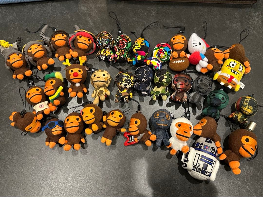 値下げ、バラ売り不可！エイプ　APE マイロ ストラップ 32個セット