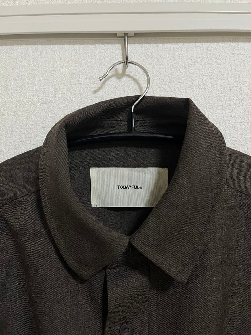 ⭐️美品⭐️ free sizeトゥデイフル　ウエストタックシャツ　ブラウン
