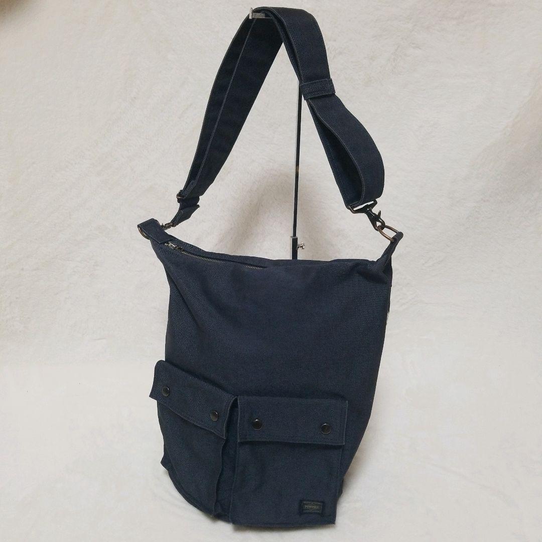 【美品】ポーター　PORTER　スモーキー　ボンサック　ドラム　大容量　希少