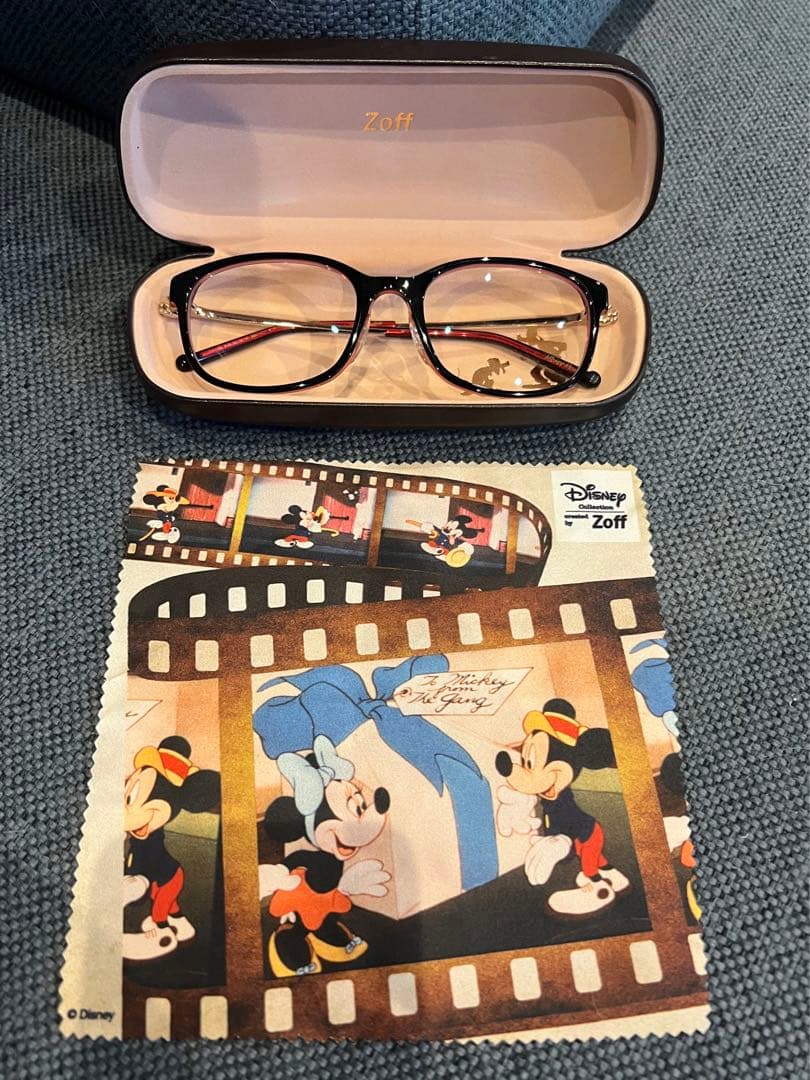 Zoff メガネ 度なしDisney Mickey's Hands Series