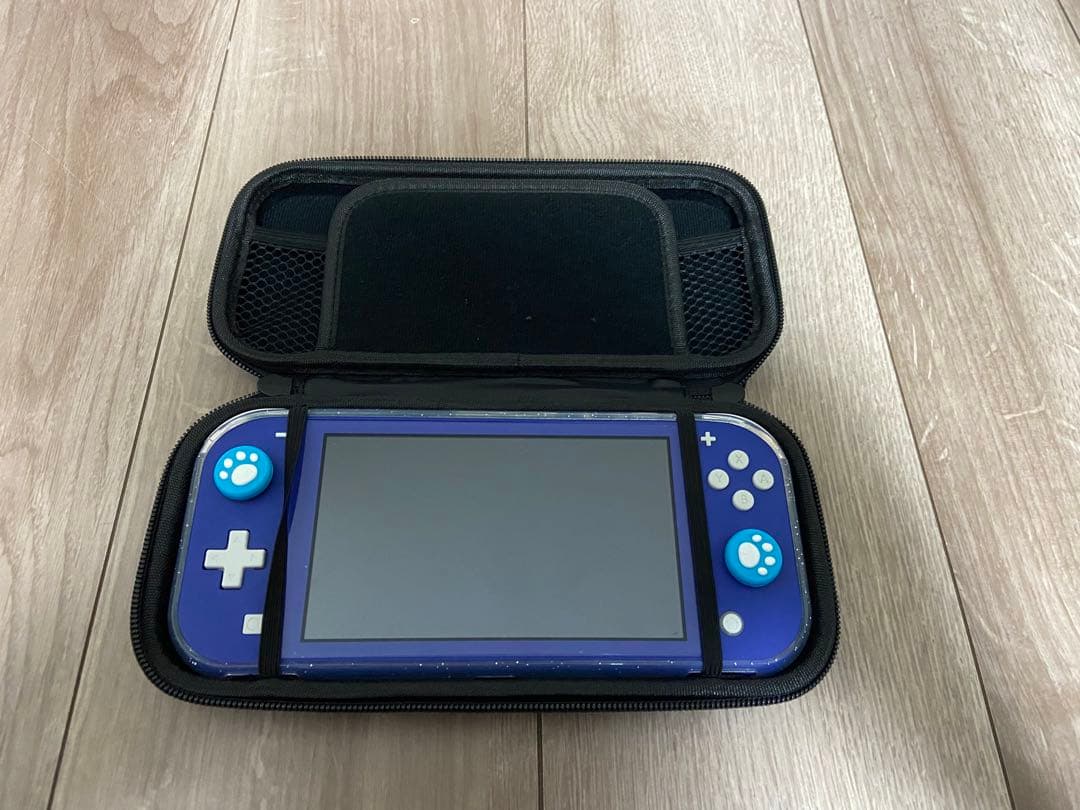 (ジャンク)Nintendo Switch Lite 青色 ケース付き