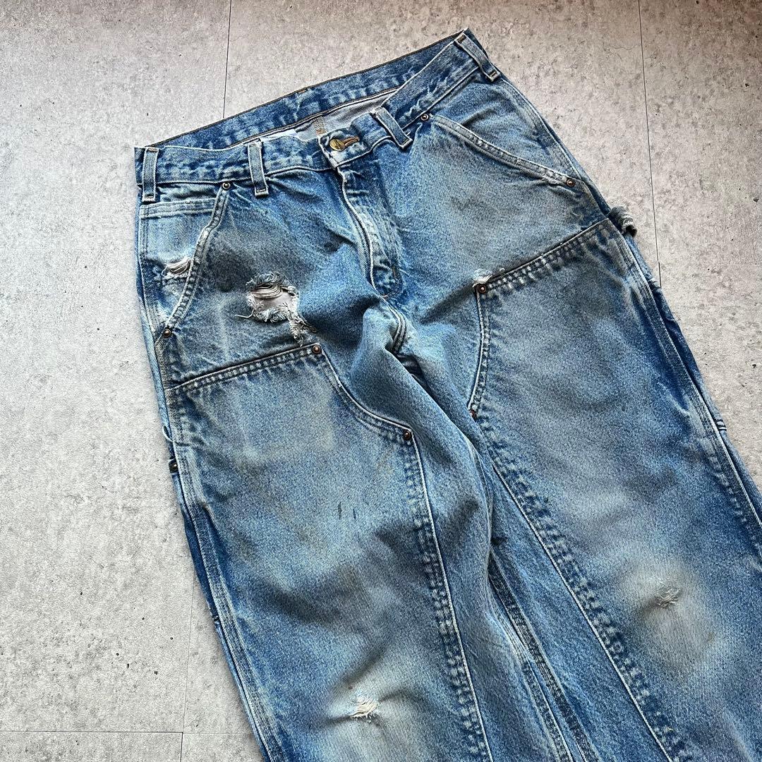 00s Carhartt カーハート ダブルニー デニムペインター グランジ