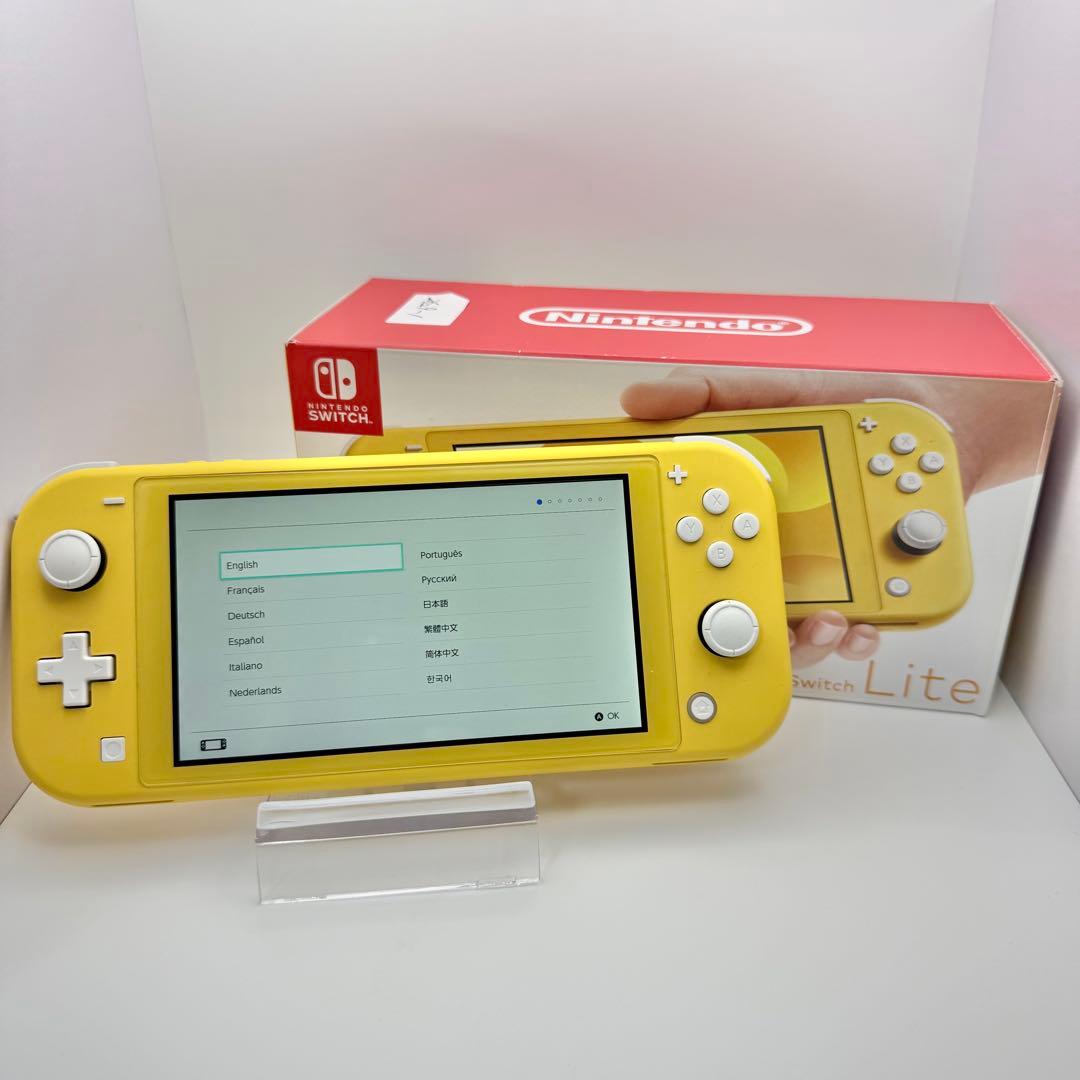 【極美品】Nintendo Switch Lite イエロー 29-1