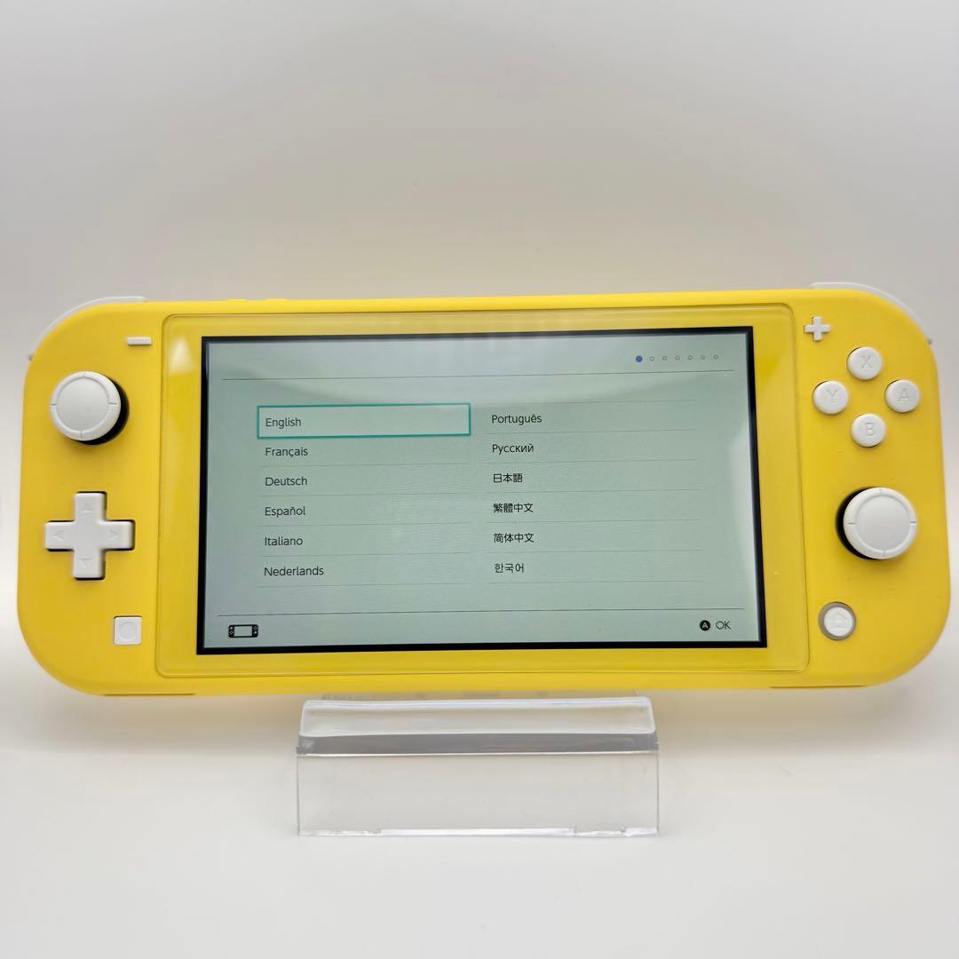 【極美品】Nintendo Switch Lite イエロー 29-1