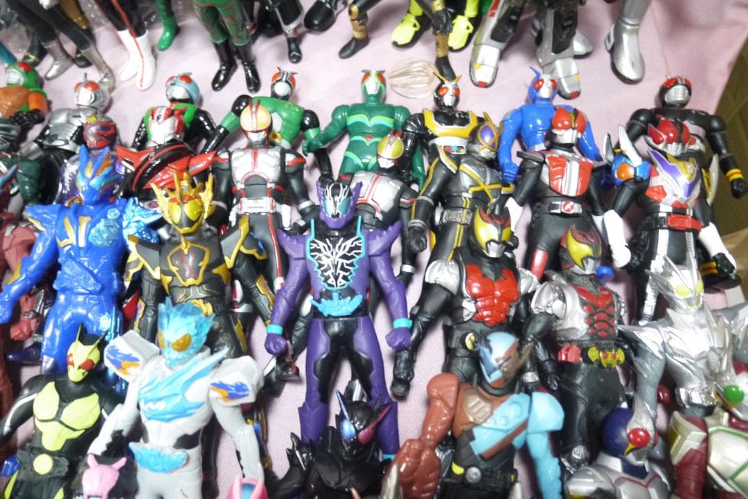 ライダーヒーローシリーズ　ビッグサイズソフビフィギュアなど　112体セット