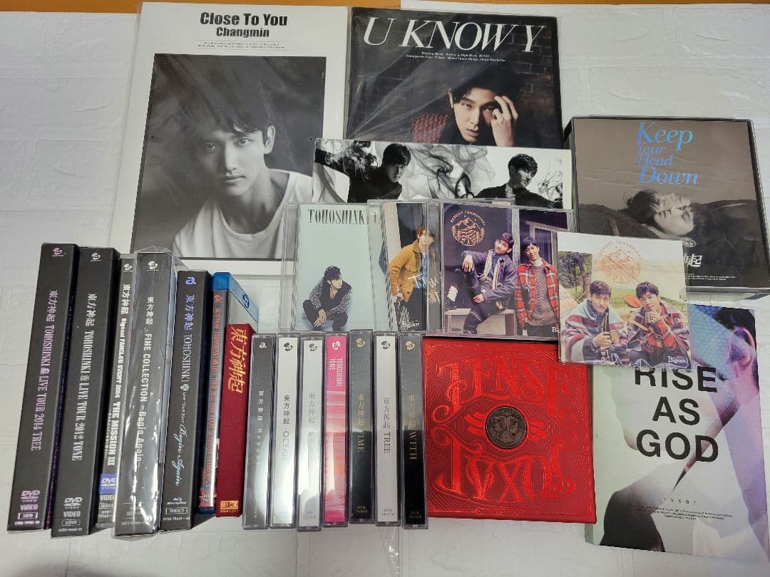 【23点】東方神起円盤(BluRay、DVD、CD)まとめ売り