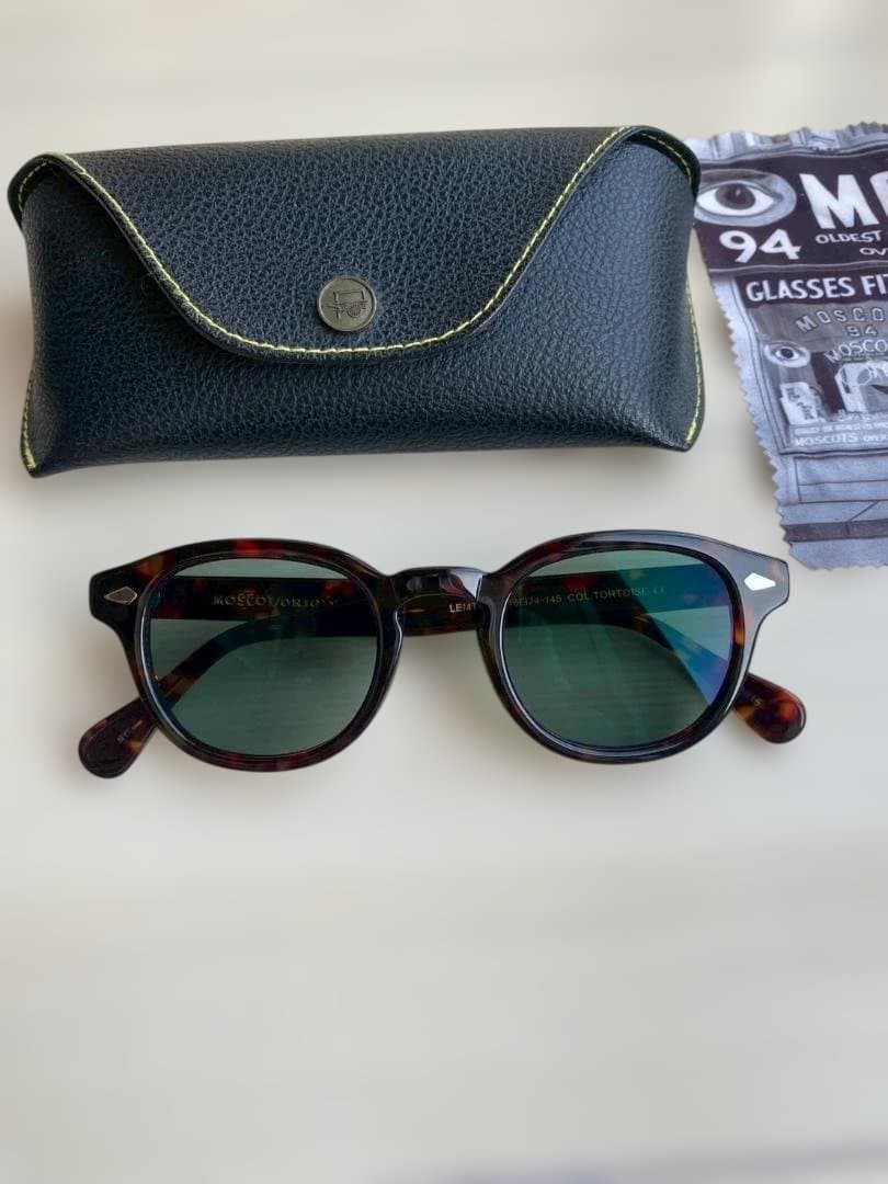 s*h様 MOSCOT ブラウン サングラス ケース付き46