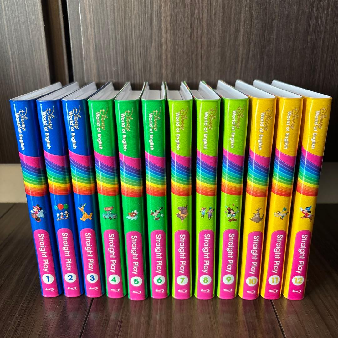 2021年購入　DWE ディズニー英語　ストレートプレイ　全12巻