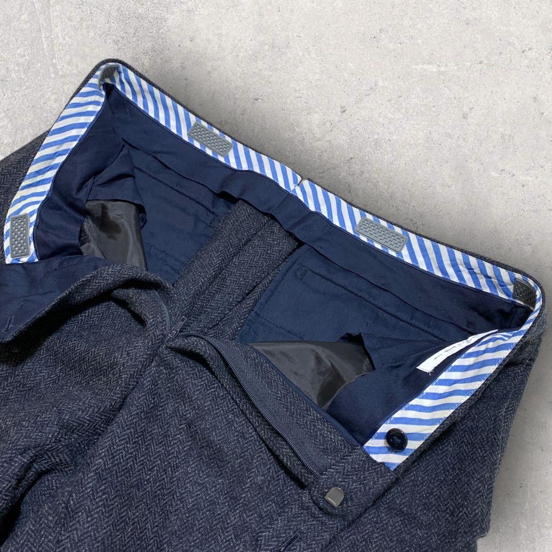 ブレイザーズバンク　３ピース　セットアップ　ムーン生地へリンボンツイード