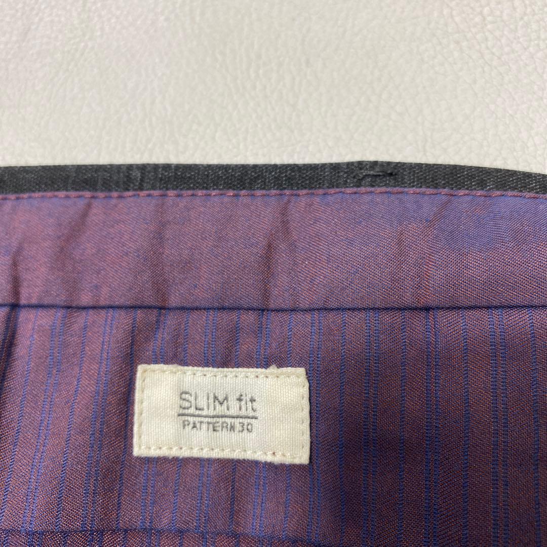 美品 INCOTEXウールテクノフランネル 1プリーツテーパードパンツ