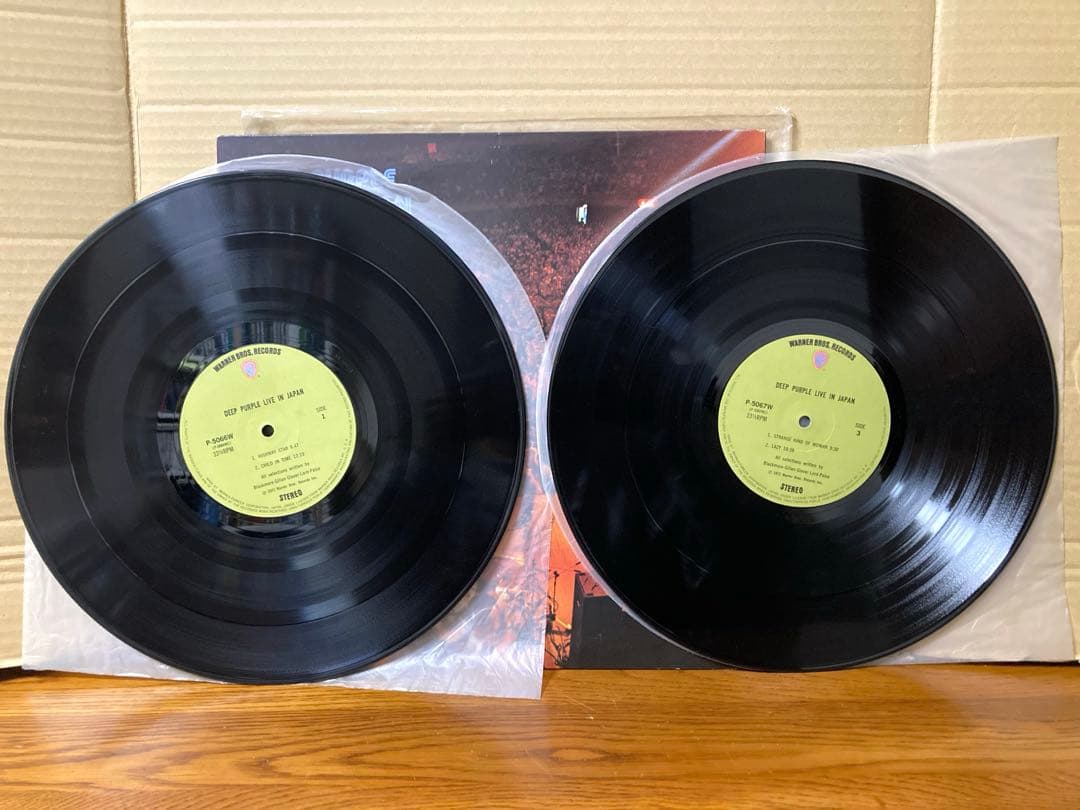 希少 国内盤 Deep Purple ディープパープル レコード 3枚 当時物