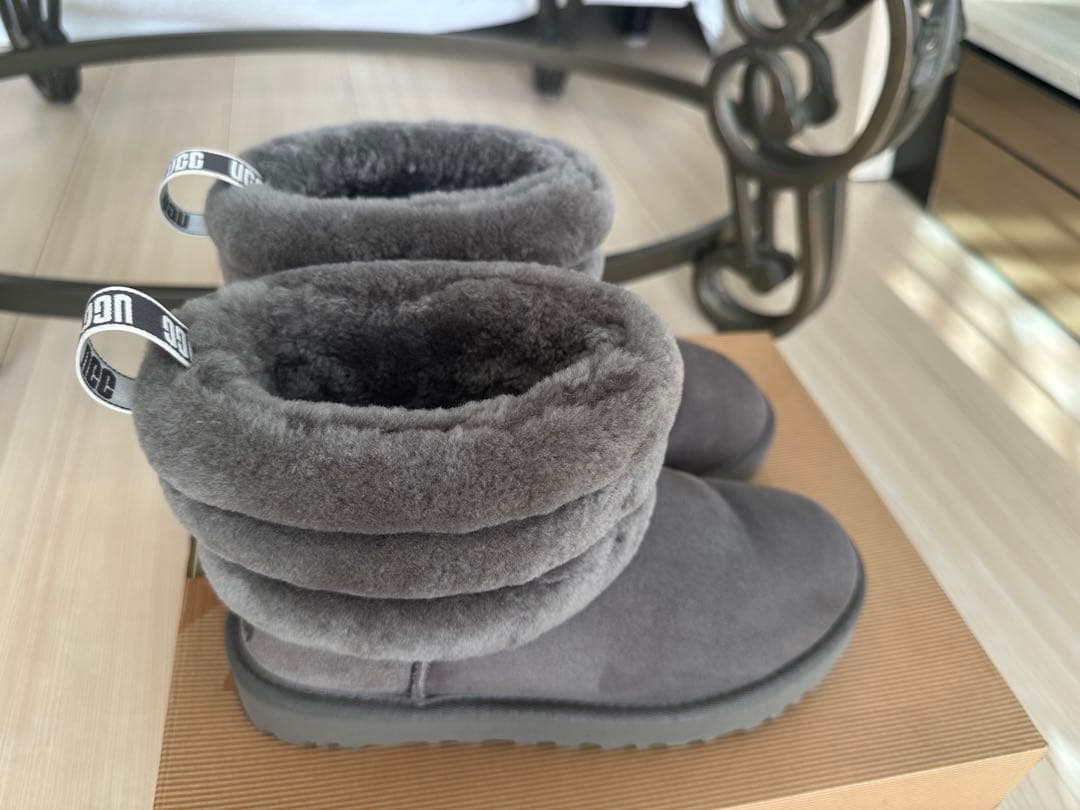 【美品】UGG グレー ムートンブーツ【最終値下げ】