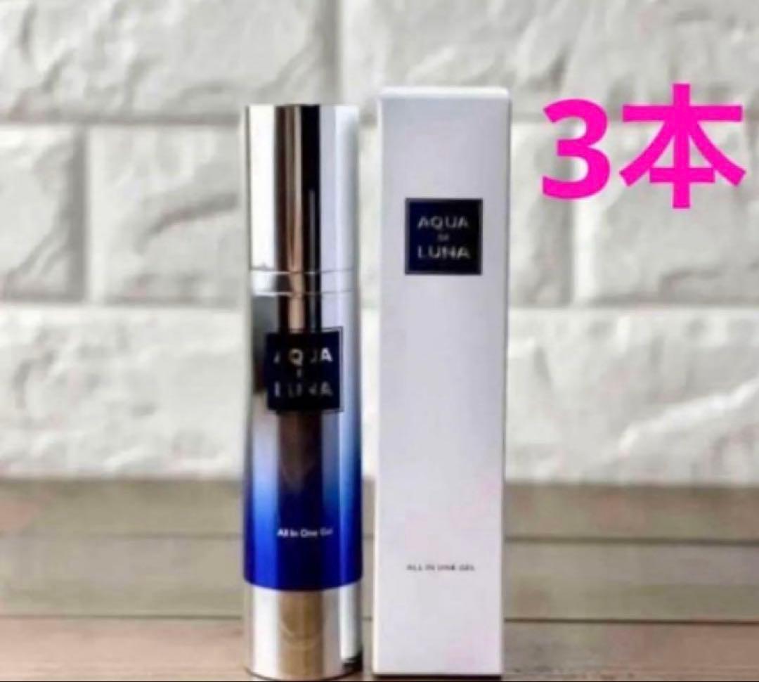 アウラインターナショナル　アクアドルナ　オールインワンジェル×3 ソープセット