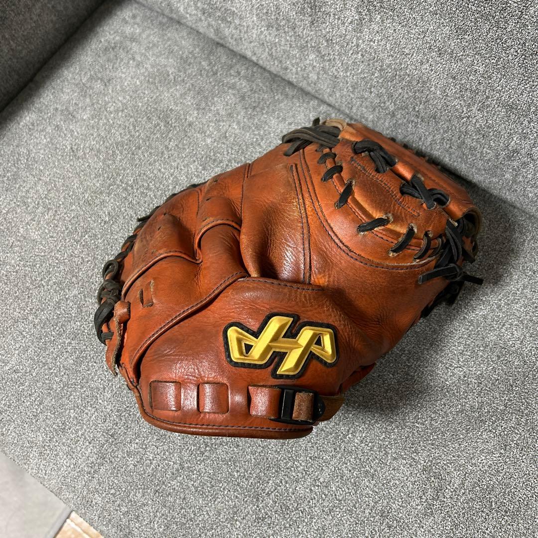 ハタケヤマ硬式キャッチャーミット 甲斐モデル （62型）高校野球使用可能