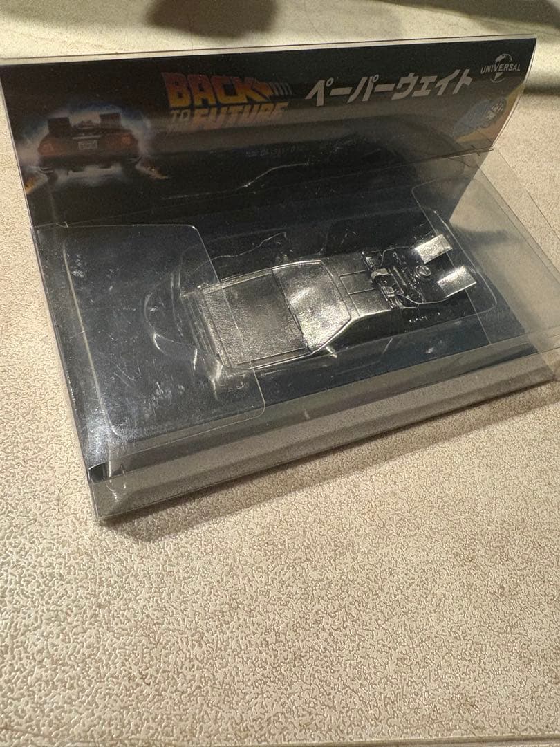 バック・トゥ・ザ・フューチャー ペーバーウェイト　　bttf デロリアン　ミニカ