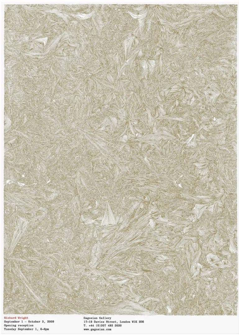 リチャード ライト「Untitled （02.03.09）（2009）」ポスター