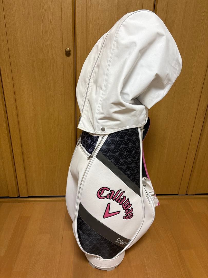 ゆ*ゃ様 キャロウェイ キャディバッグ レディース Solaire ホワイト×ピ
