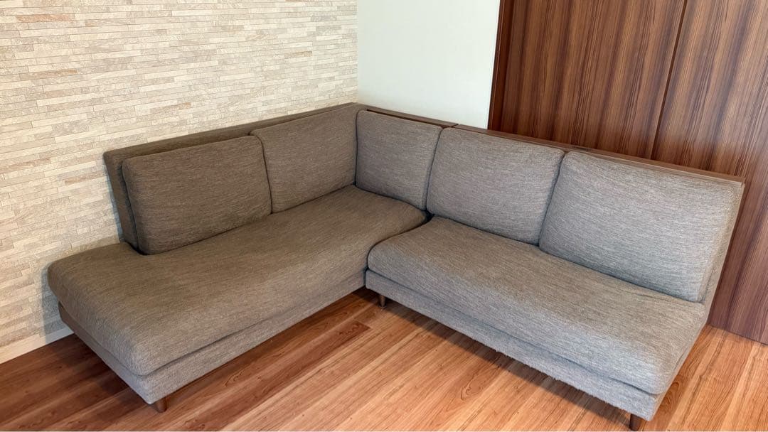 【お値下げしました・5月末までの出品予定】ニトリ L字ソファ