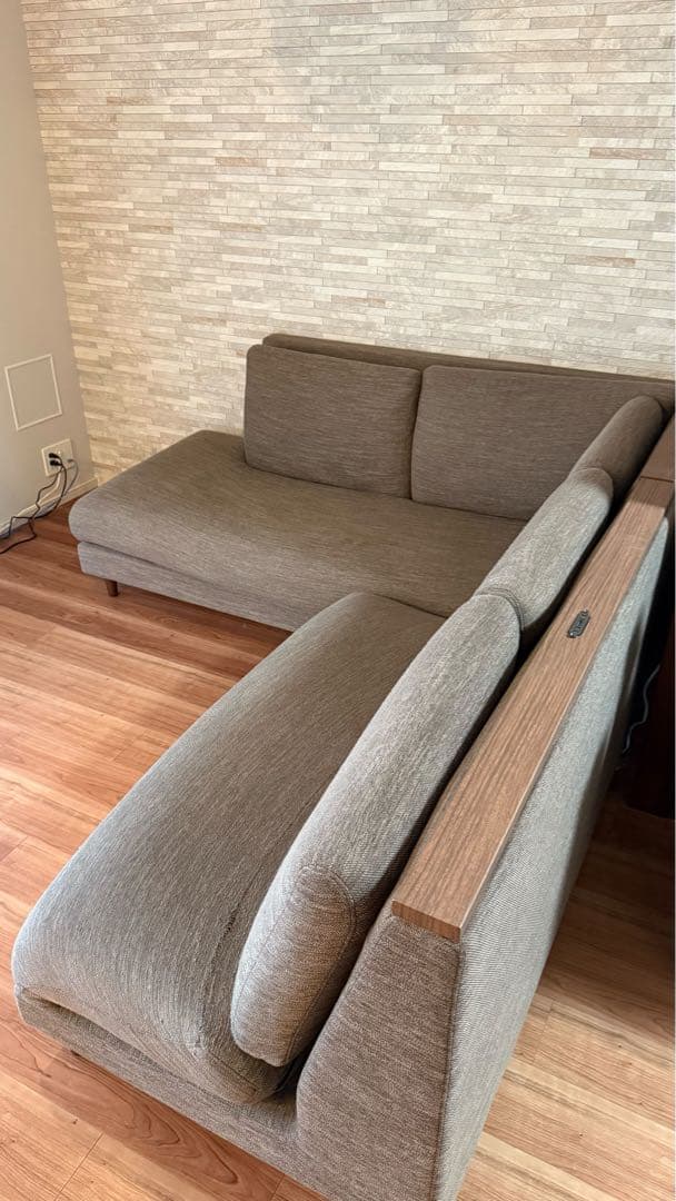 【お値下げしました・5月末までの出品予定】ニトリ L字ソファ