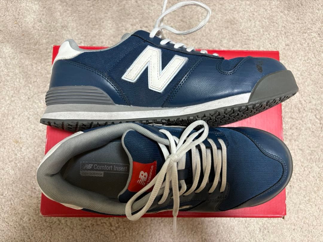 ニューバランス　 安全靴　 ポートランド　 441　ネイビー　 26.5cm