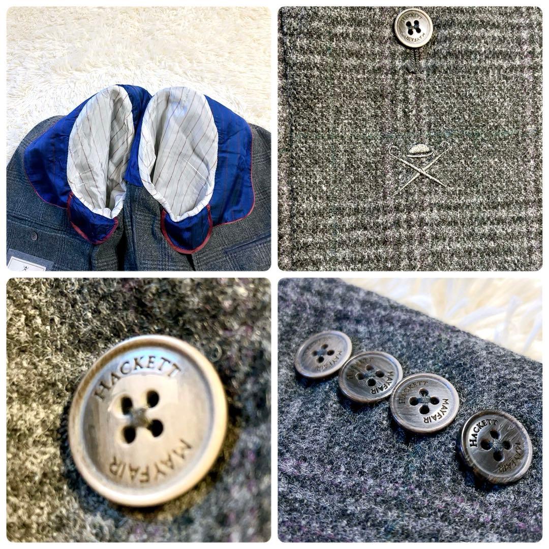 【FOX BROTHERS】HACKETT　テーラード　フランネル　チェックXL