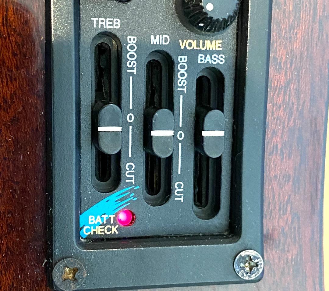 希少【注意】裏面傷みあり！Juno EA-70FC/BS エレアコ ギギター