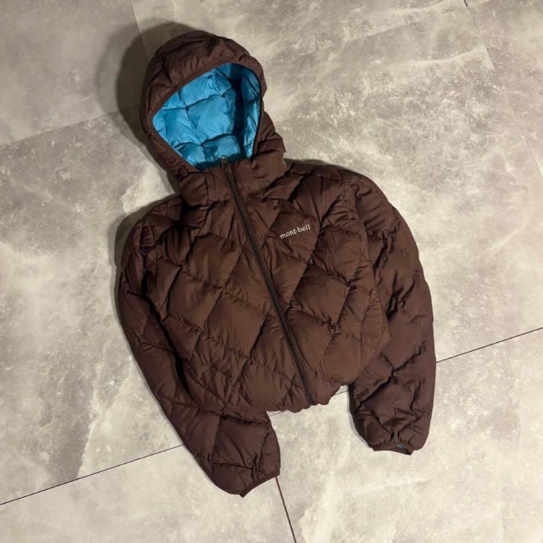 00s montbell リバーシブル キルティング ダウンジャケット テック系