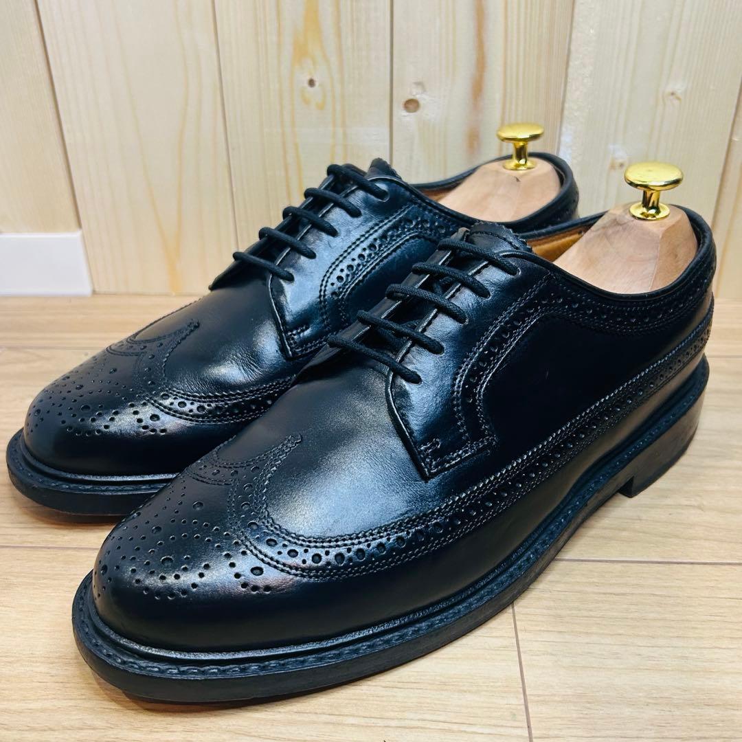 【極美品】FLORSHEIM Limited ウイングチップ 外羽根 7.5D
