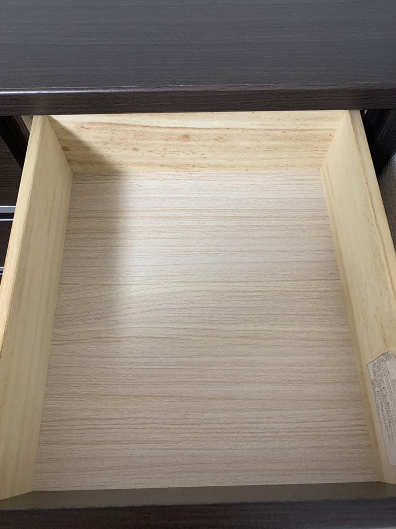 ニトリ　ローチェスト　4段　ダークブラウン