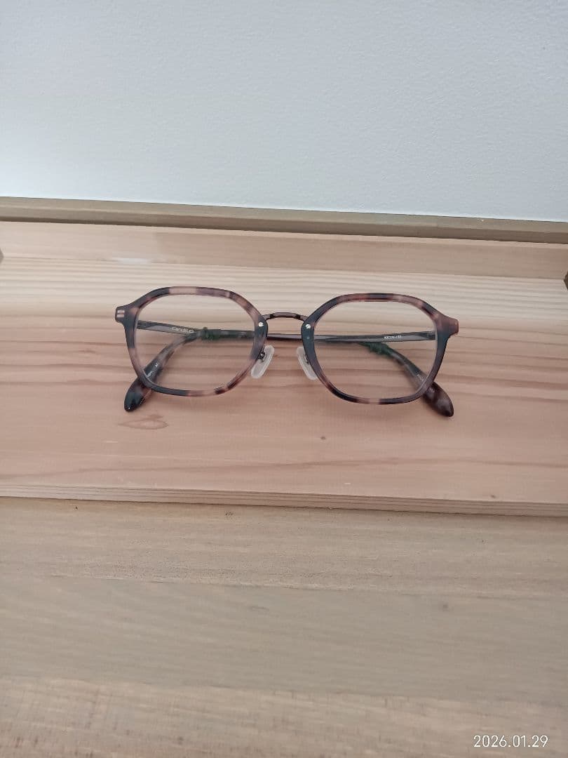 ブラウン系メガネ(度あり)