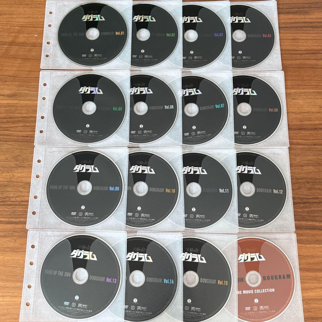太陽の牙ダグラム 全15巻＋劇場版付き　DVD 全巻セット