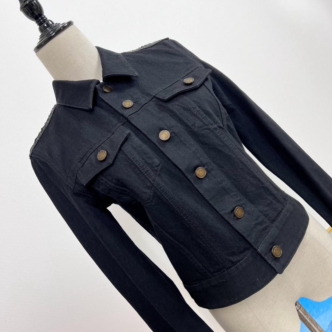 ★SAINT LAURENT PARIS★美品★刺繍★パイソンレザー★ブルゾン