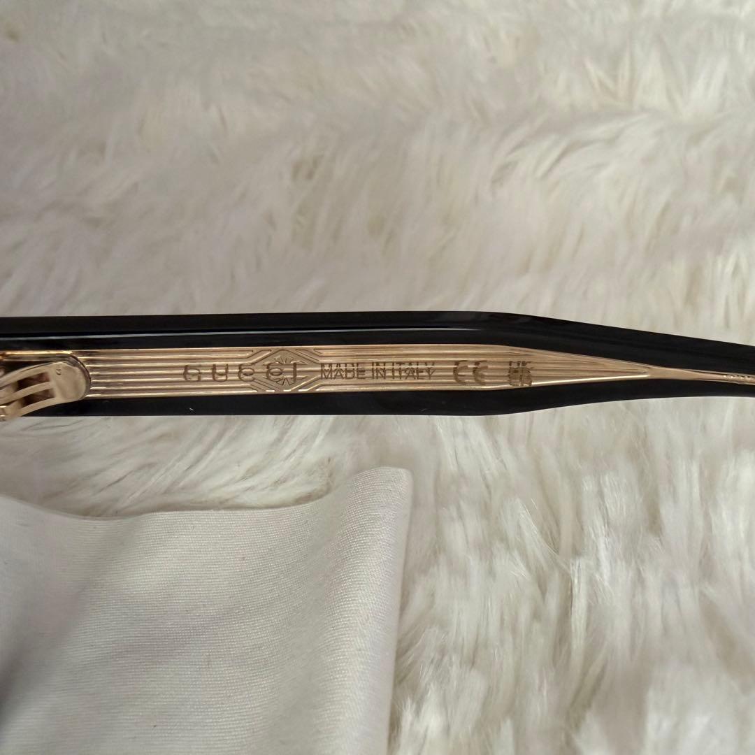 美品　グッチ GUCCI GG1470OJ サングラス　ブラック