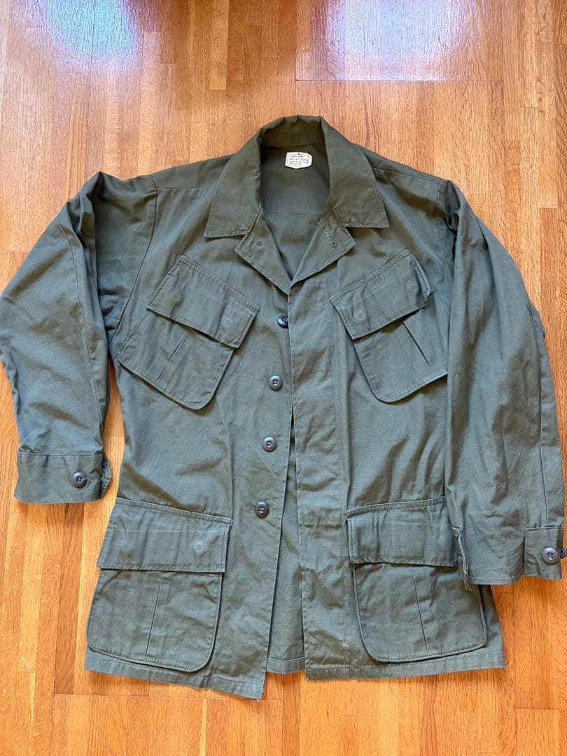 【1/2以降発送】米軍実物　ジャングルファティーグジャケット