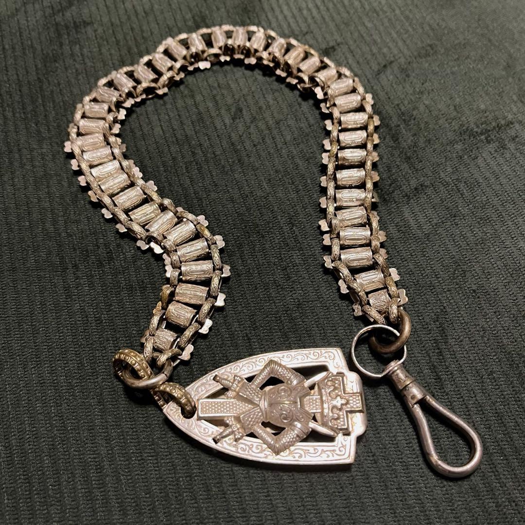 【美品】【期間限定値下げ】ソードチェーン　フリーメイソン　ウォレットチェーン
