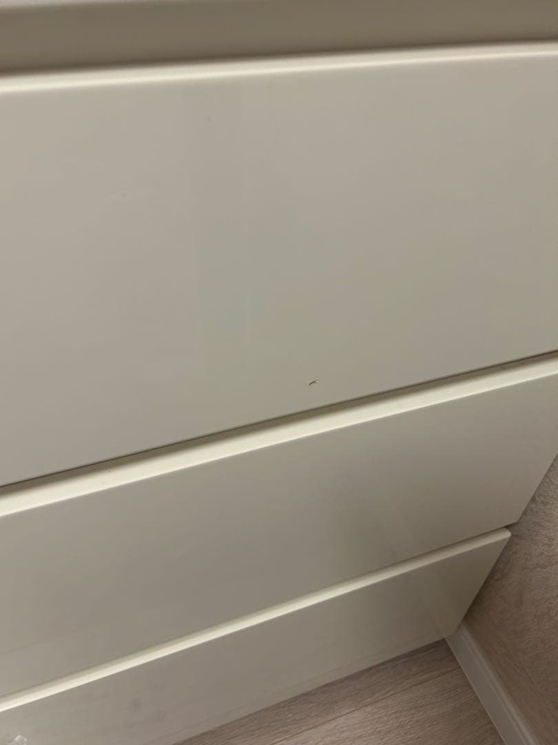 ニトリ　ホワイト チェスト6段